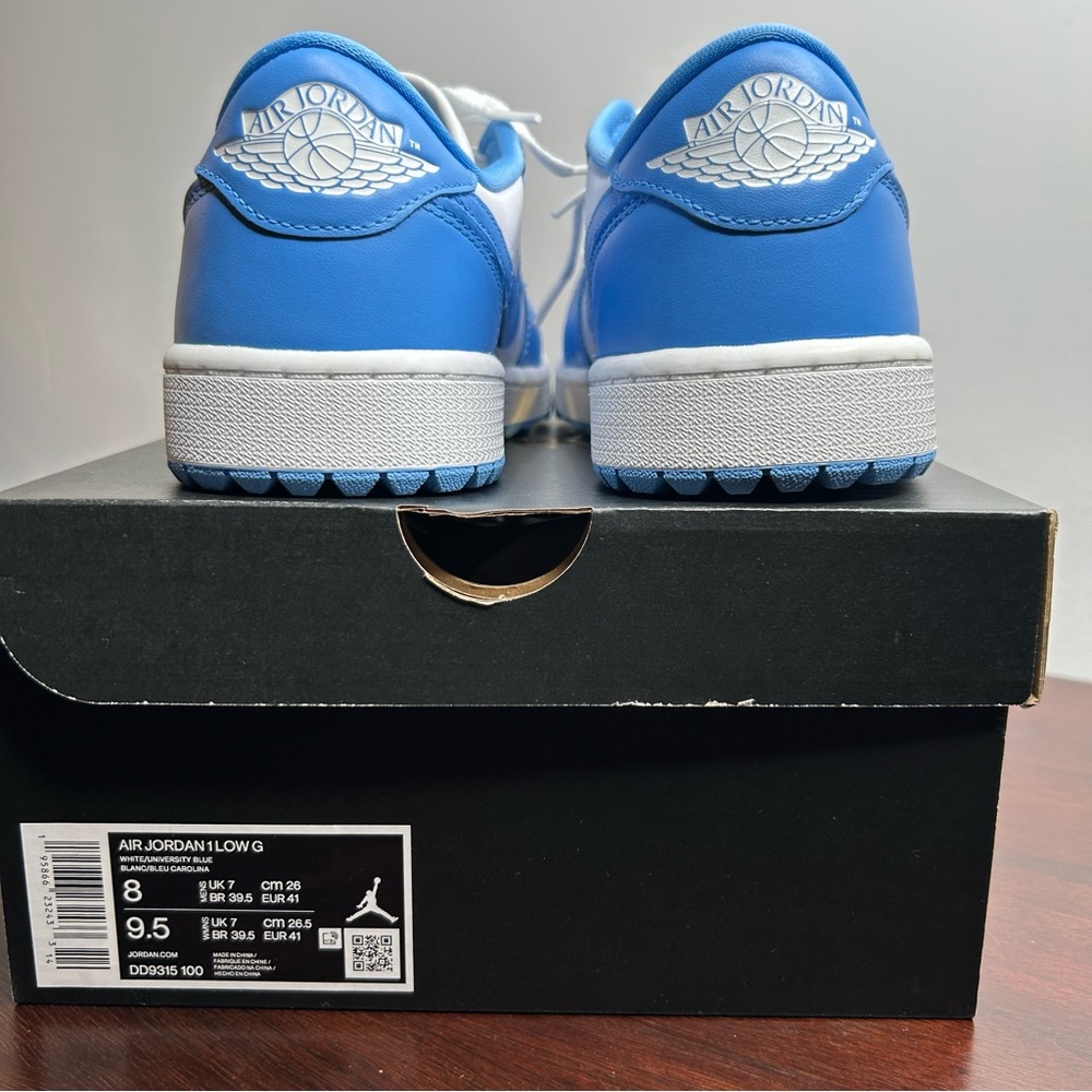 Nike Air Jordan 1 Low Golf UNC (8M/9.5W) - Picture 8 of 12